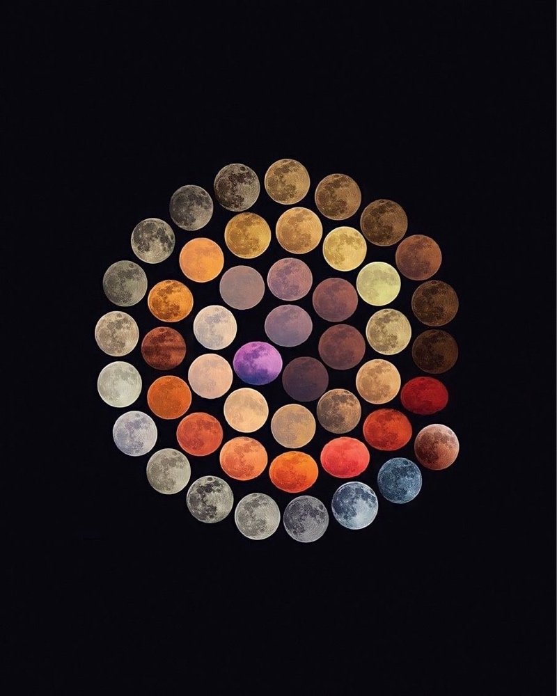 Les phases de la lune